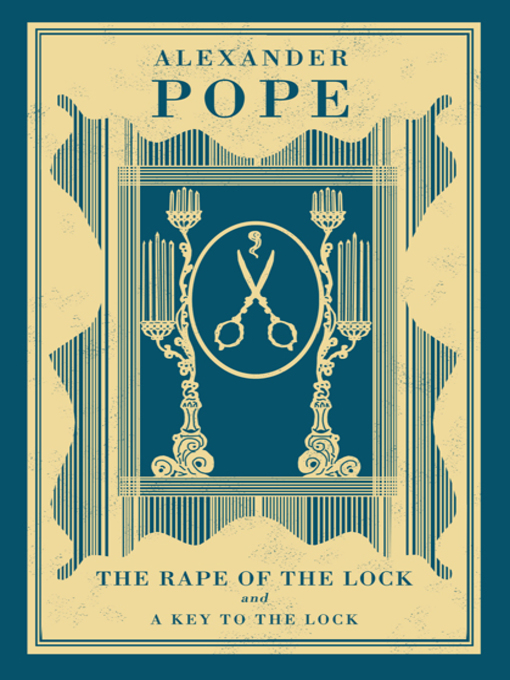 Upplýsingar um The Rape of the Lock and A Key to the Lock eftir Alexander Pope - Biðlisti